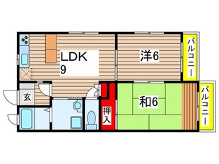 フィエラ山崎川の物件間取画像